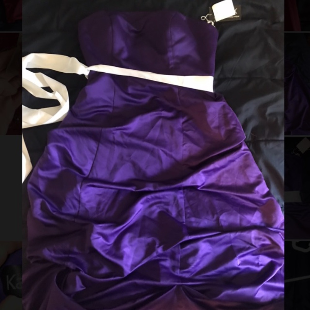 NWT Purple Prom & Formal Gown by Kanali K Sz14